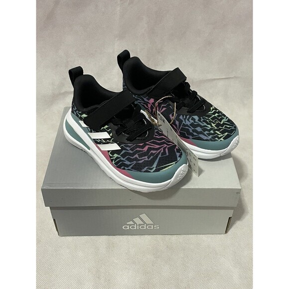 Adidas FortaRun Sneakers Size 7K Toddler Multicolor Girls - Picture 1 of 8